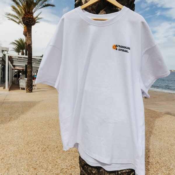 Afrohouse&Aperol - Ultra Oversized Box Tee S