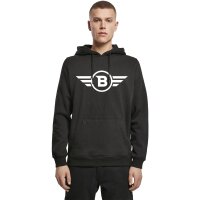 Hoodie Essential Unisex Schwarz L